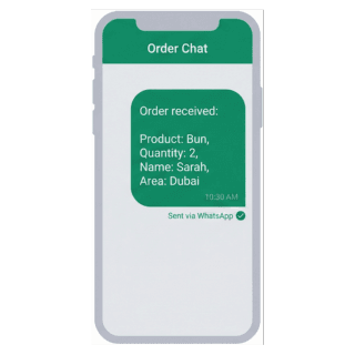Step 3 – Receive WhatsApp orders